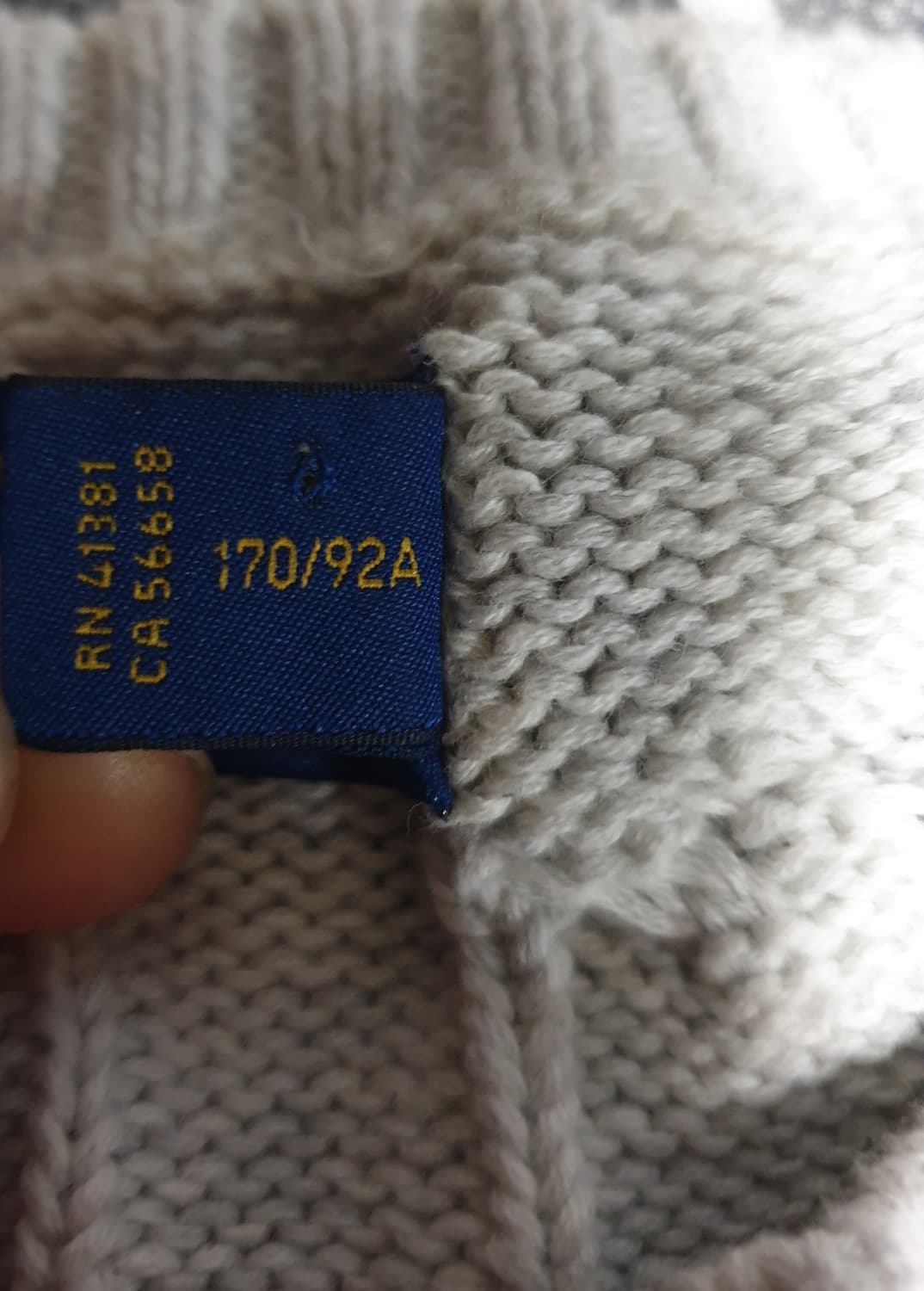 폴로랄프로렌 꽈배기 라운드 스웨터 니트 (SP사이즈) 상품이미지4