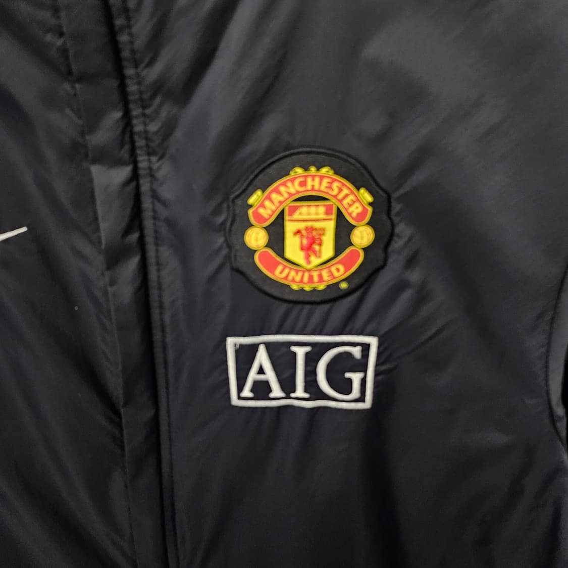 나이키 맨체스터 유나이티드 바람막이 블랙 상품이미지3