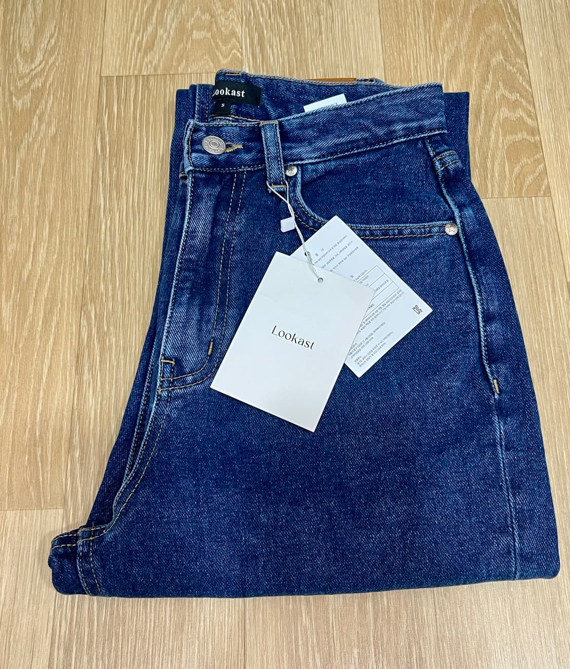 24SS/새상품/Lookast 룩캐스트 다이안 데님 팬츠 딥블루 S 상품이미지1