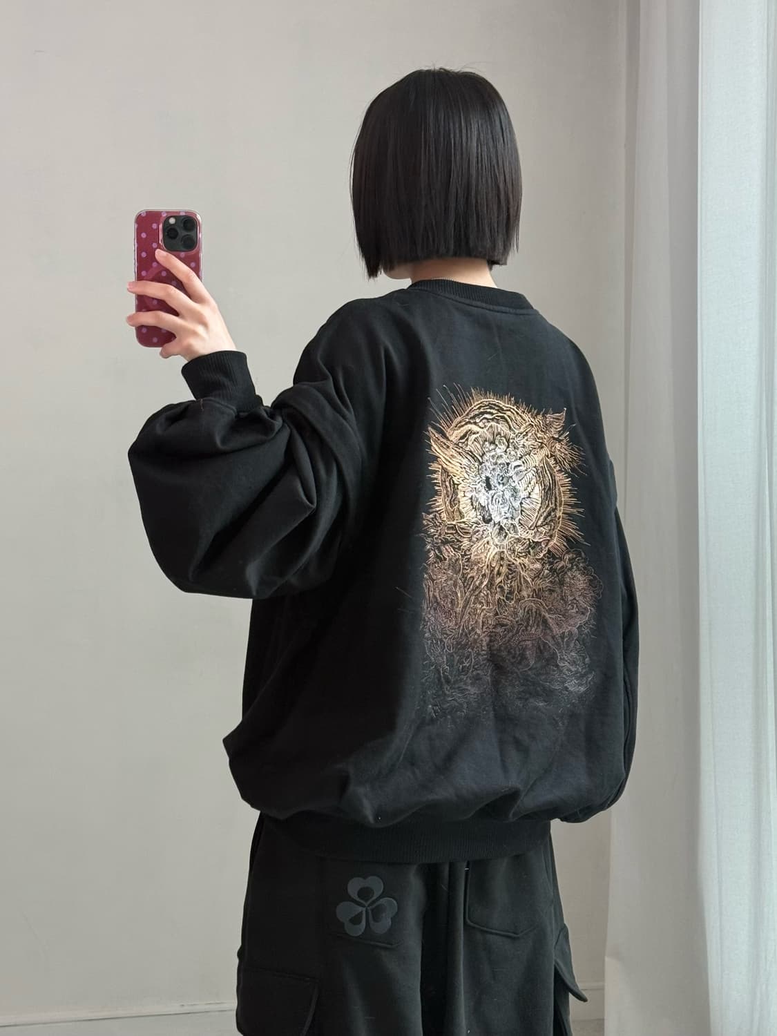 26ss 송지오 컬렉션 아크엔젤 메타 스웻셔츠 상품이미지3