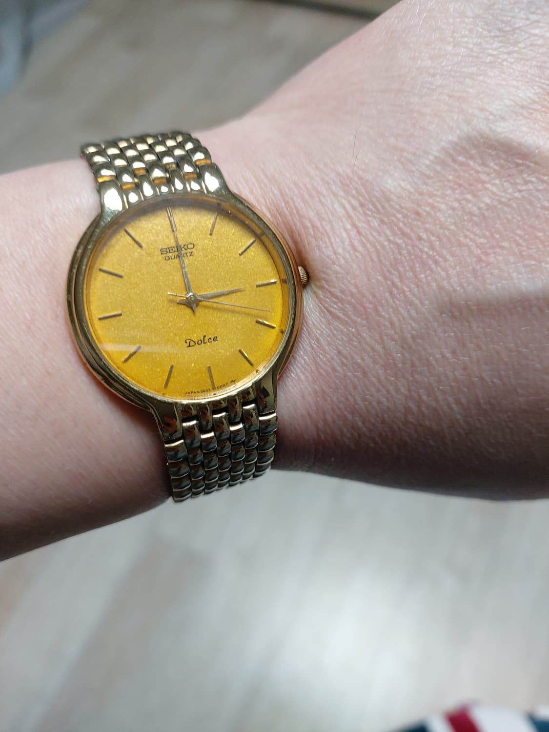 세이코 돌체 금장  상품이미지5