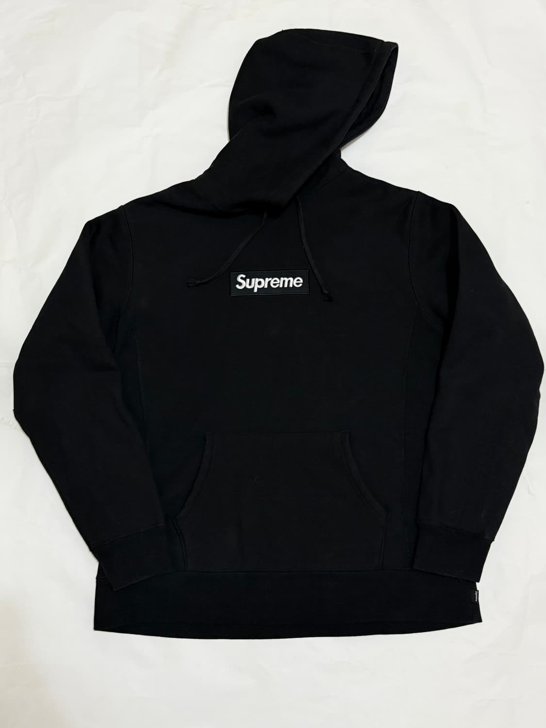 SUPREME 슈프림 블랙 박스로고 후드 XL 상품이미지2