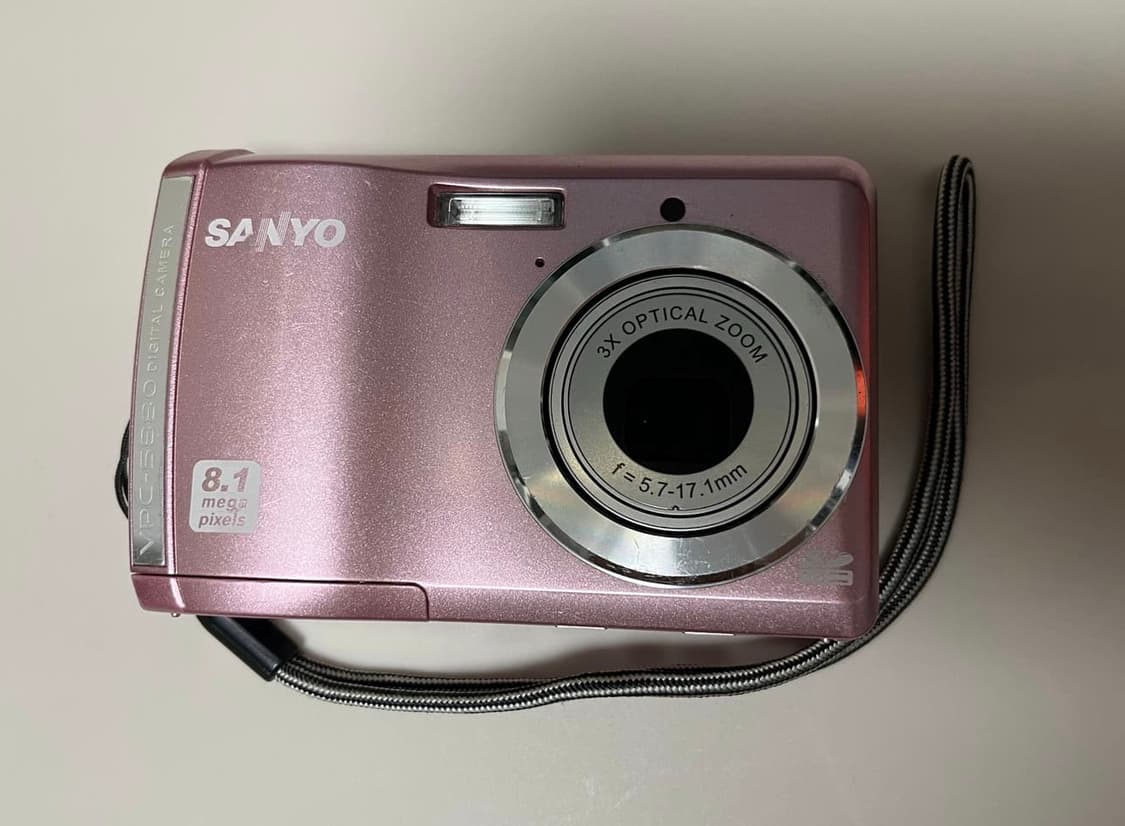 희귀한 연핑크 sanyo s880 산요카메라 상품이미지1