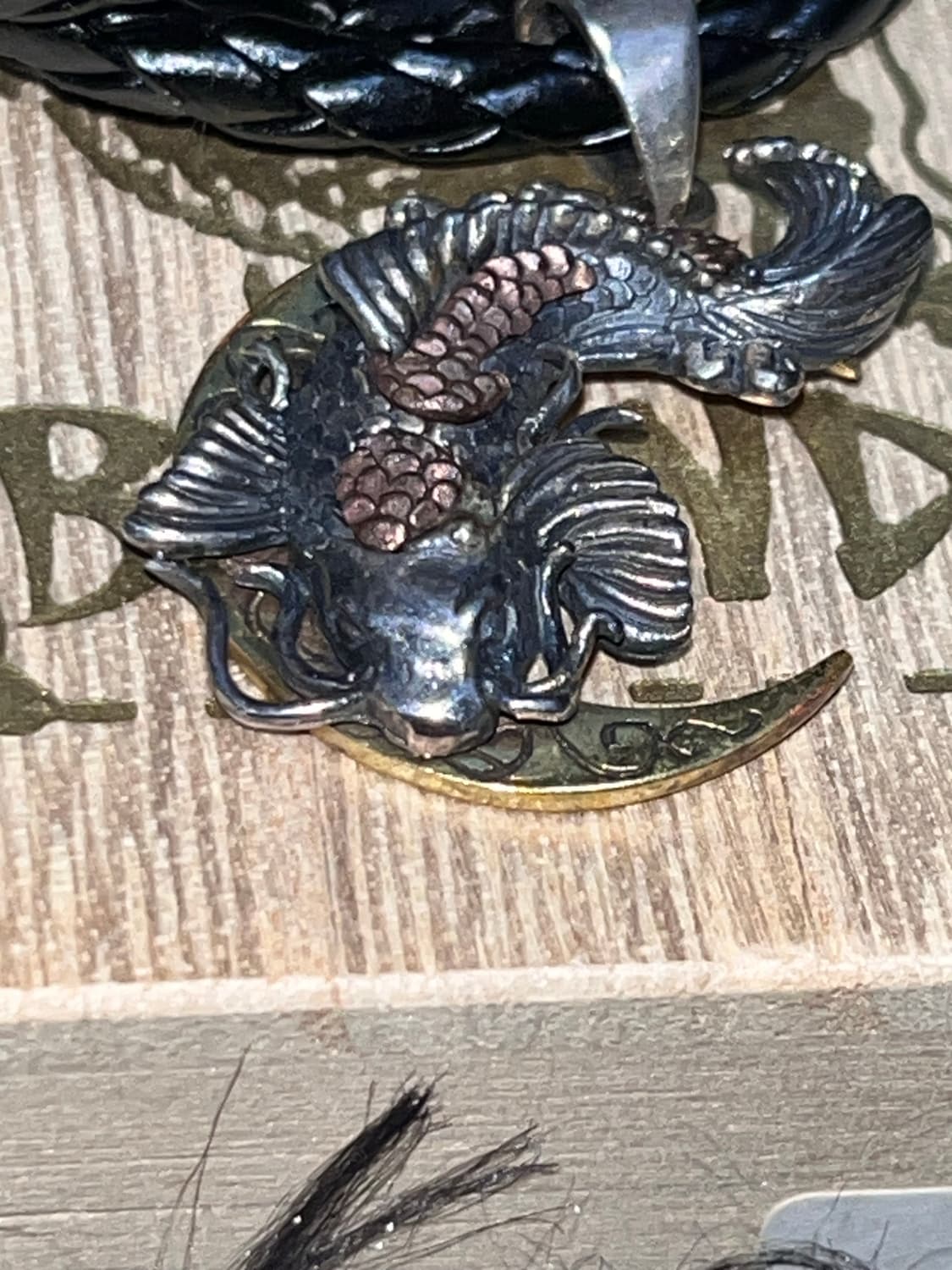 Oriental vibrations 잉어 오리엔탈 목걸이 925 실버 상품이미지3