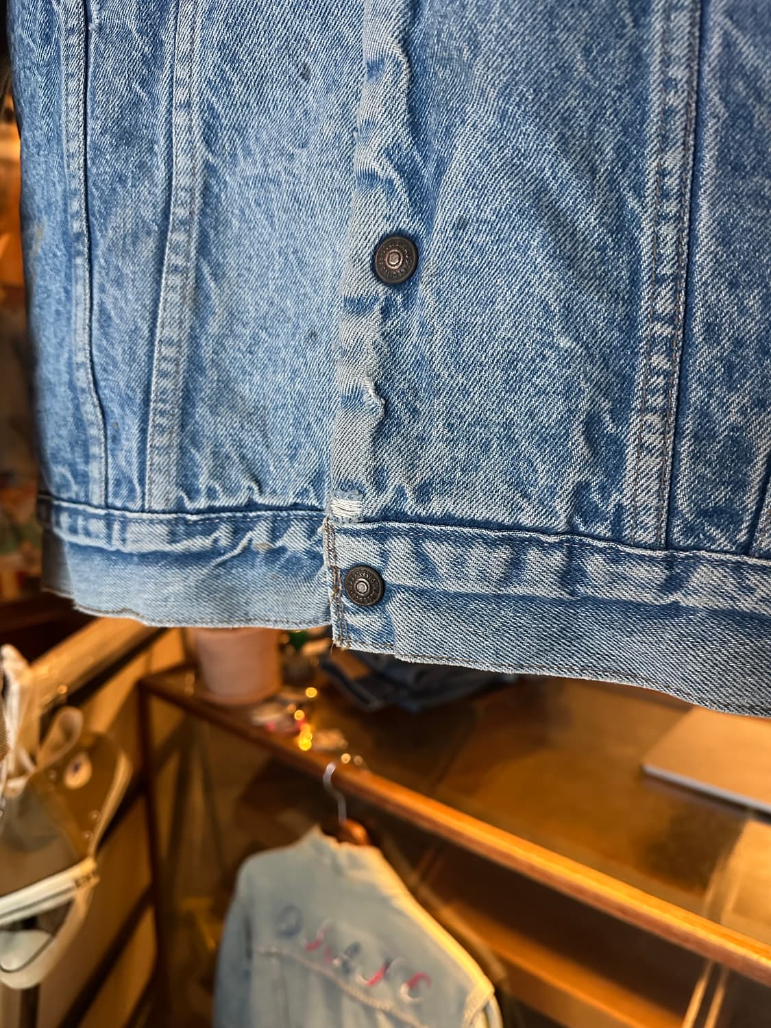 70s USA 빈티지 리바이스 3세대 셰르파 데님 자켓 상품이미지4