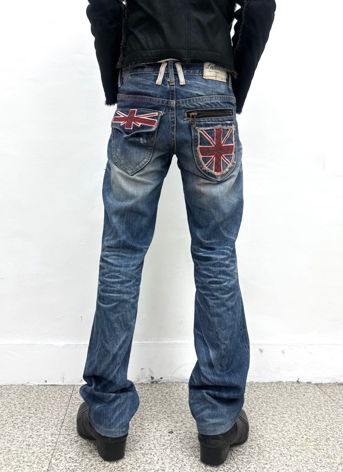 Lolita jeans union jack patched denim  상품이미지2
