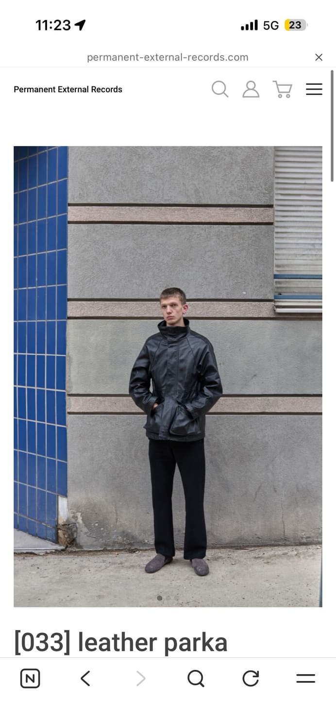 머듈 레더파카 3사이즈 상품이미지1