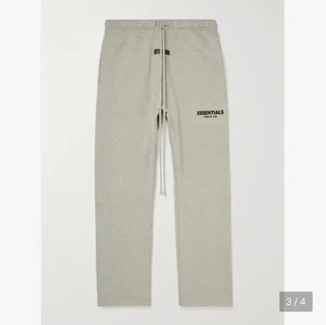 피어오브갓 에센셜 로고 스웨트 트랙 팬츠 다크오트밀 L 사이즈 팝니당 상품이미지1