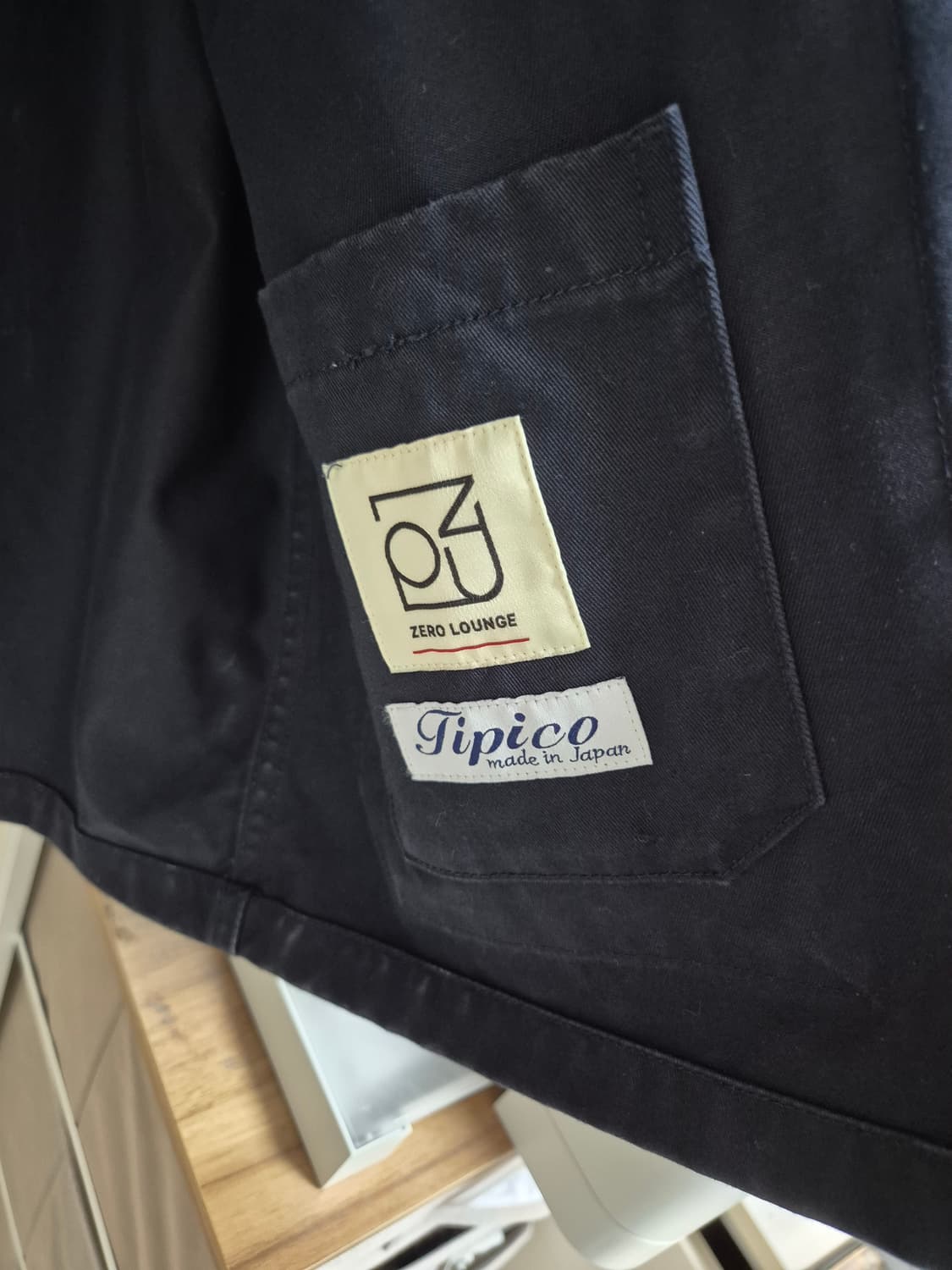 티피코 워크자켓 네이비색 제로라운지 95 상품이미지4