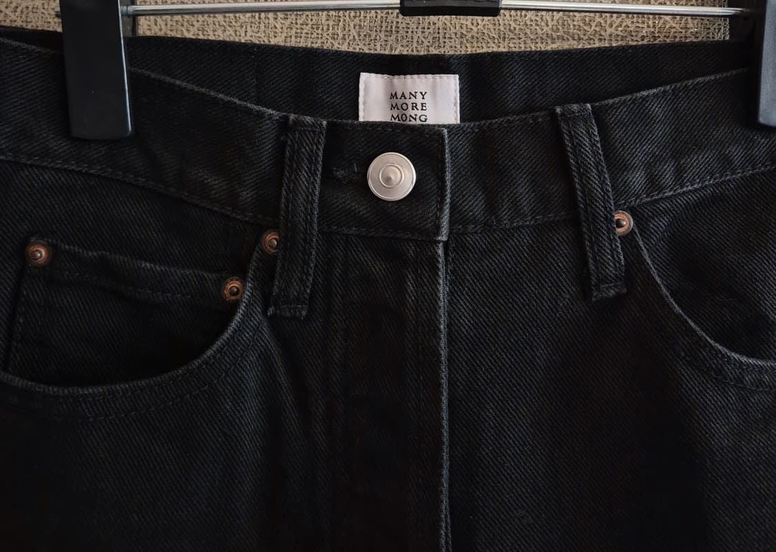 매드모어몽 흑청 부츠컷 데님 팬츠 S 상품이미지6