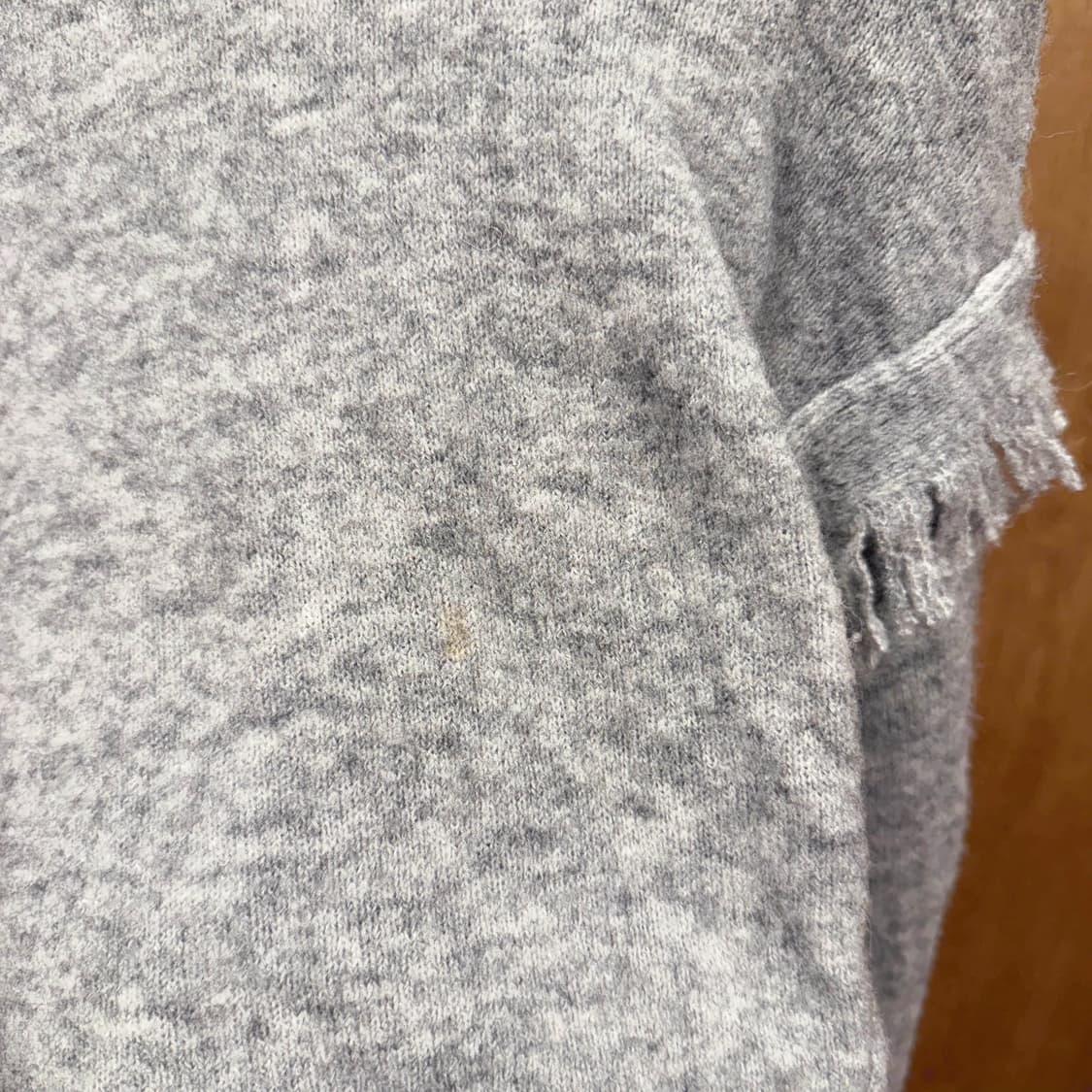 3.1 필립림 니트 크롭 스웨터 프린지 디테일 루즈핏 그레이 상품이미지9