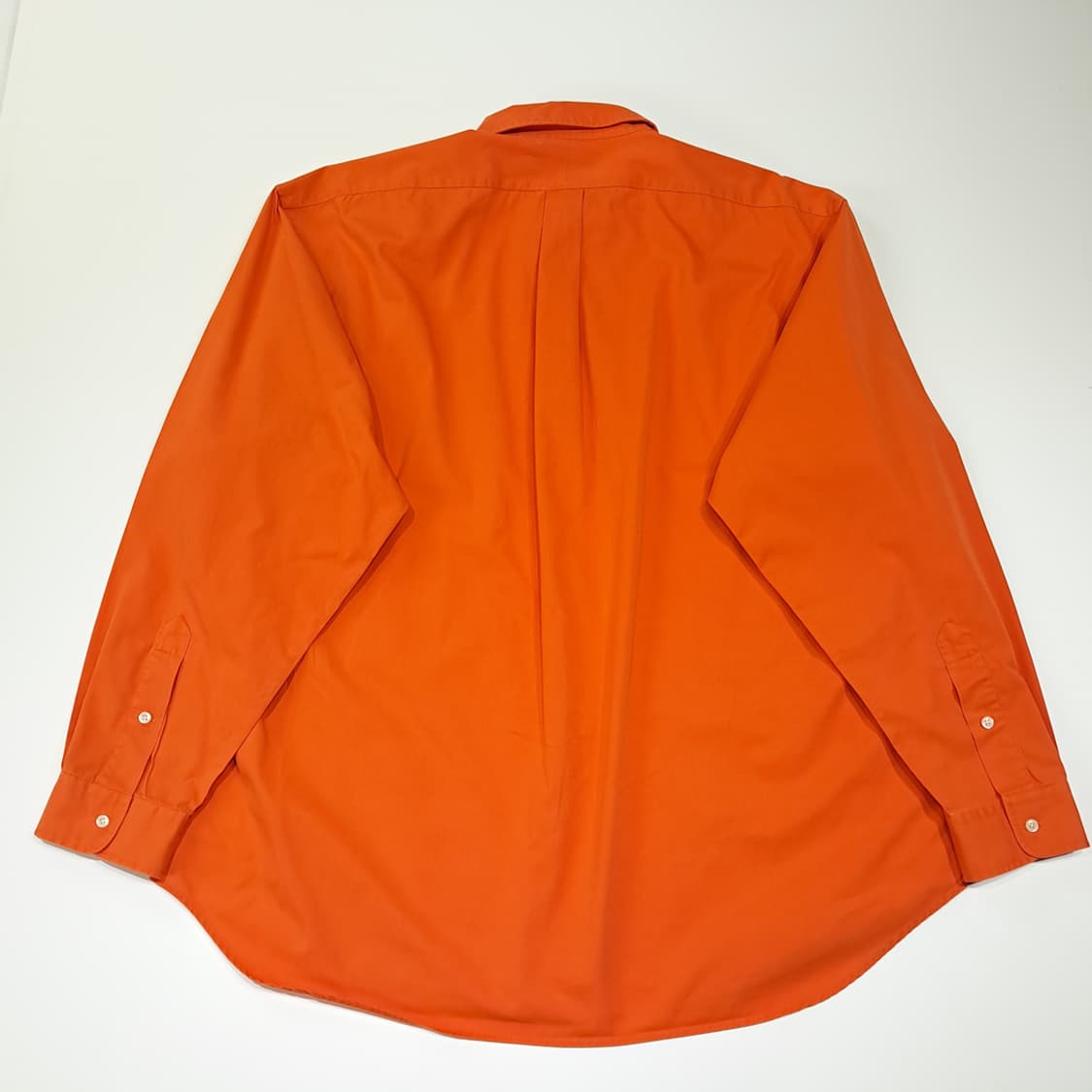 CL611 2XL 폴로 90s 코튼 버튼다운 오렌지 셔츠 남방 상품이미지6
