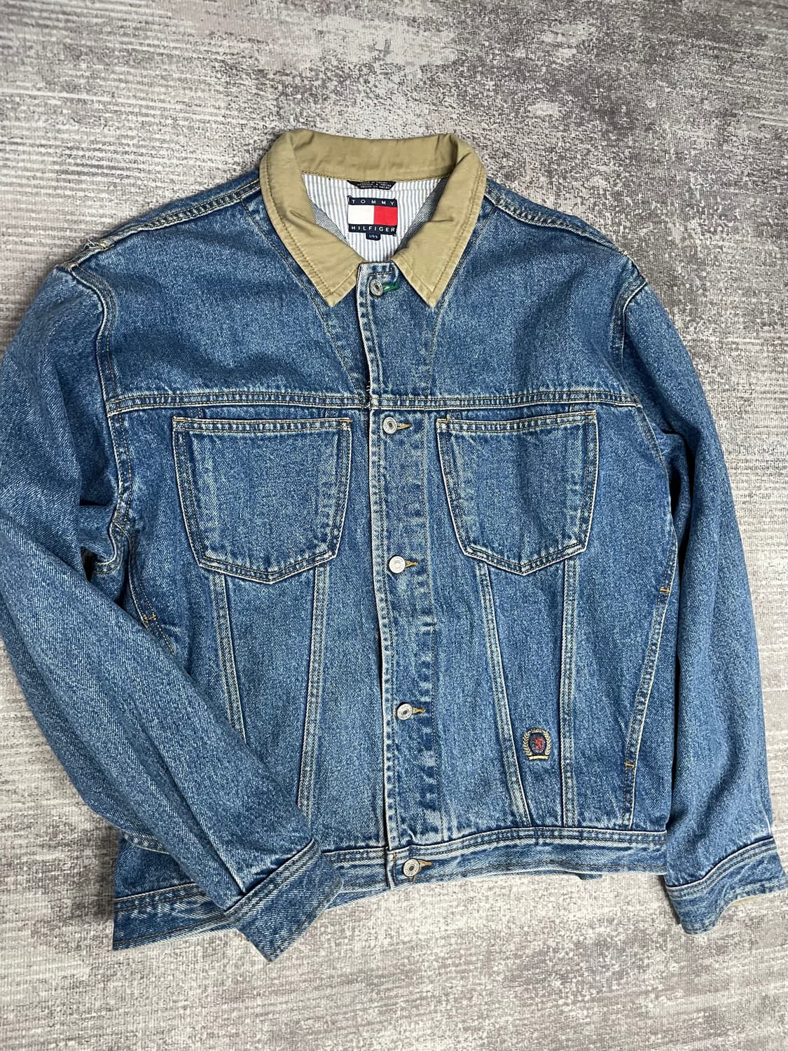 90s vintage TOMMY HILFIGER 트러커 상품이미지2