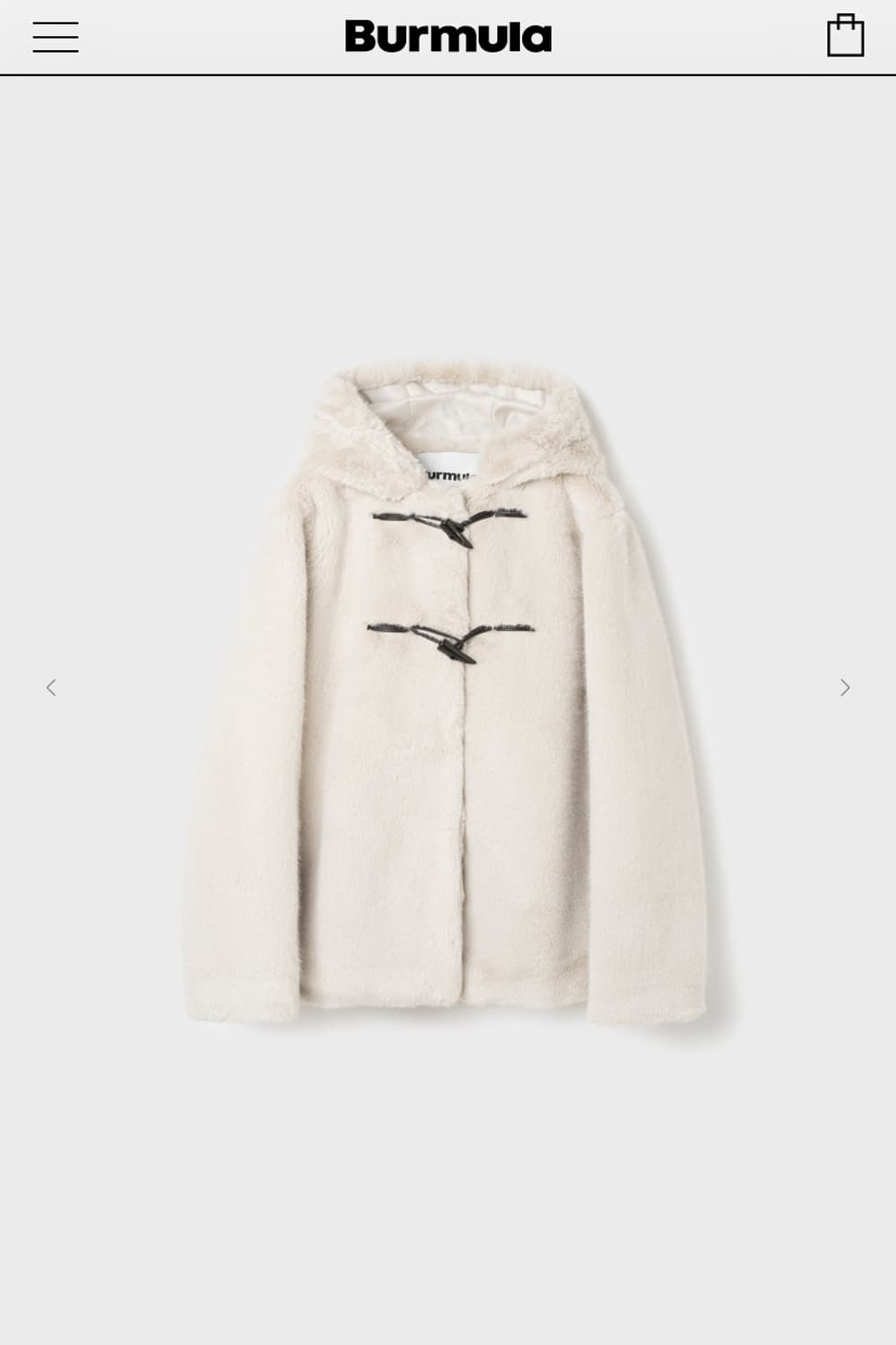 버뮬라 HOODIE FUR COAT (LIGHT BEIGE) 상품이미지2