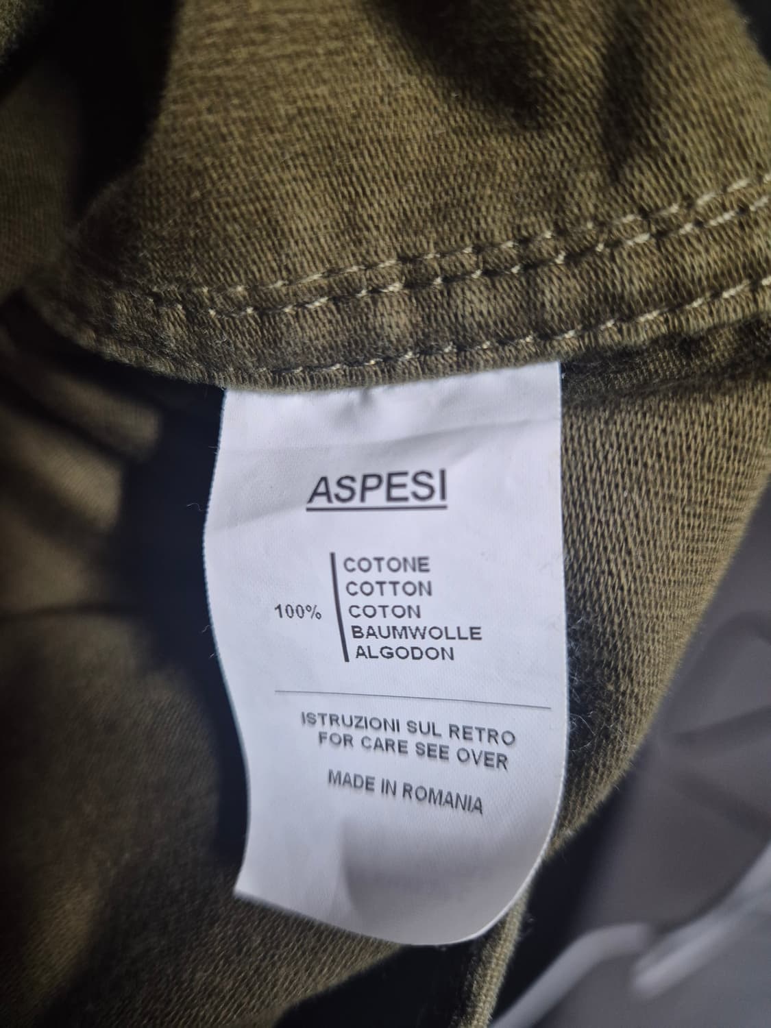 아스페시 자켓 카키 / 105 (정품) 상품이미지6