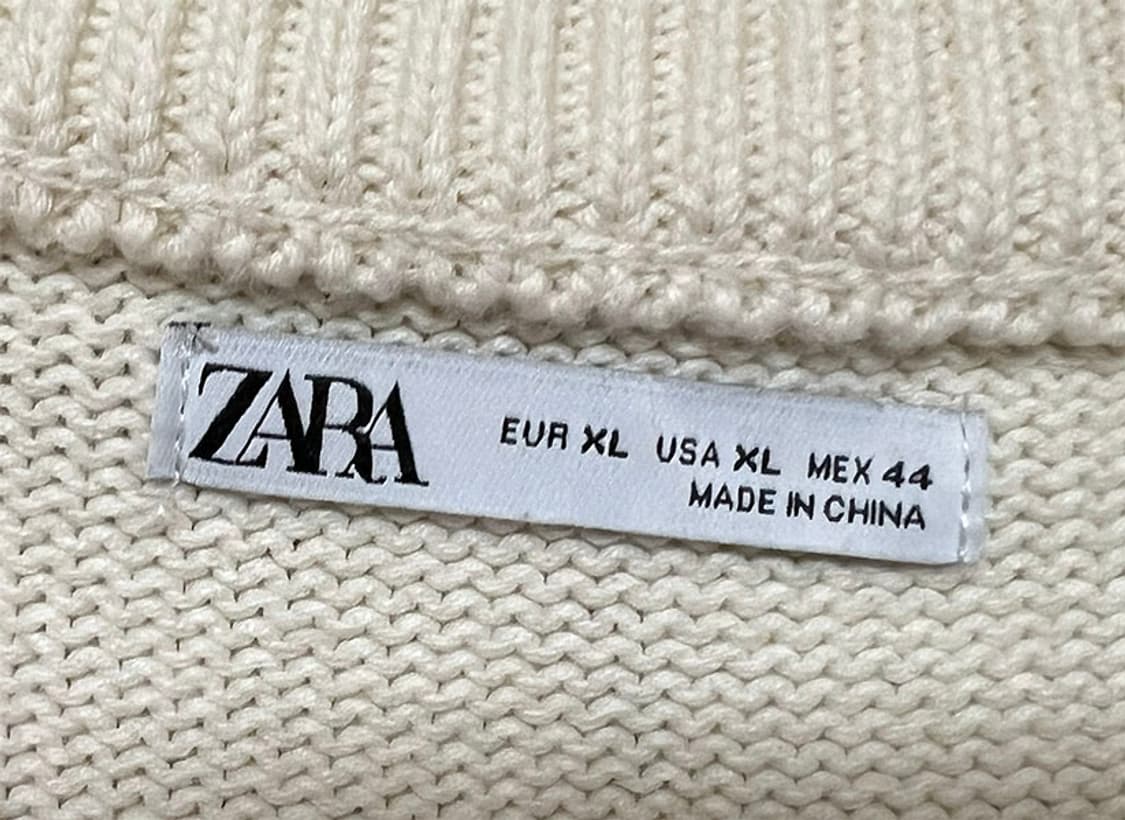 ZARA 자라 남자 니트티셔츠 겨울 XXL 110 상품이미지3