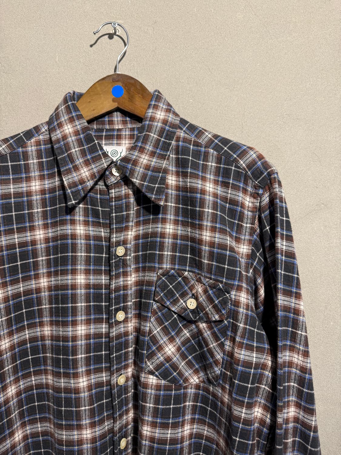 남이서팔 체크셔츠 M 상품이미지3