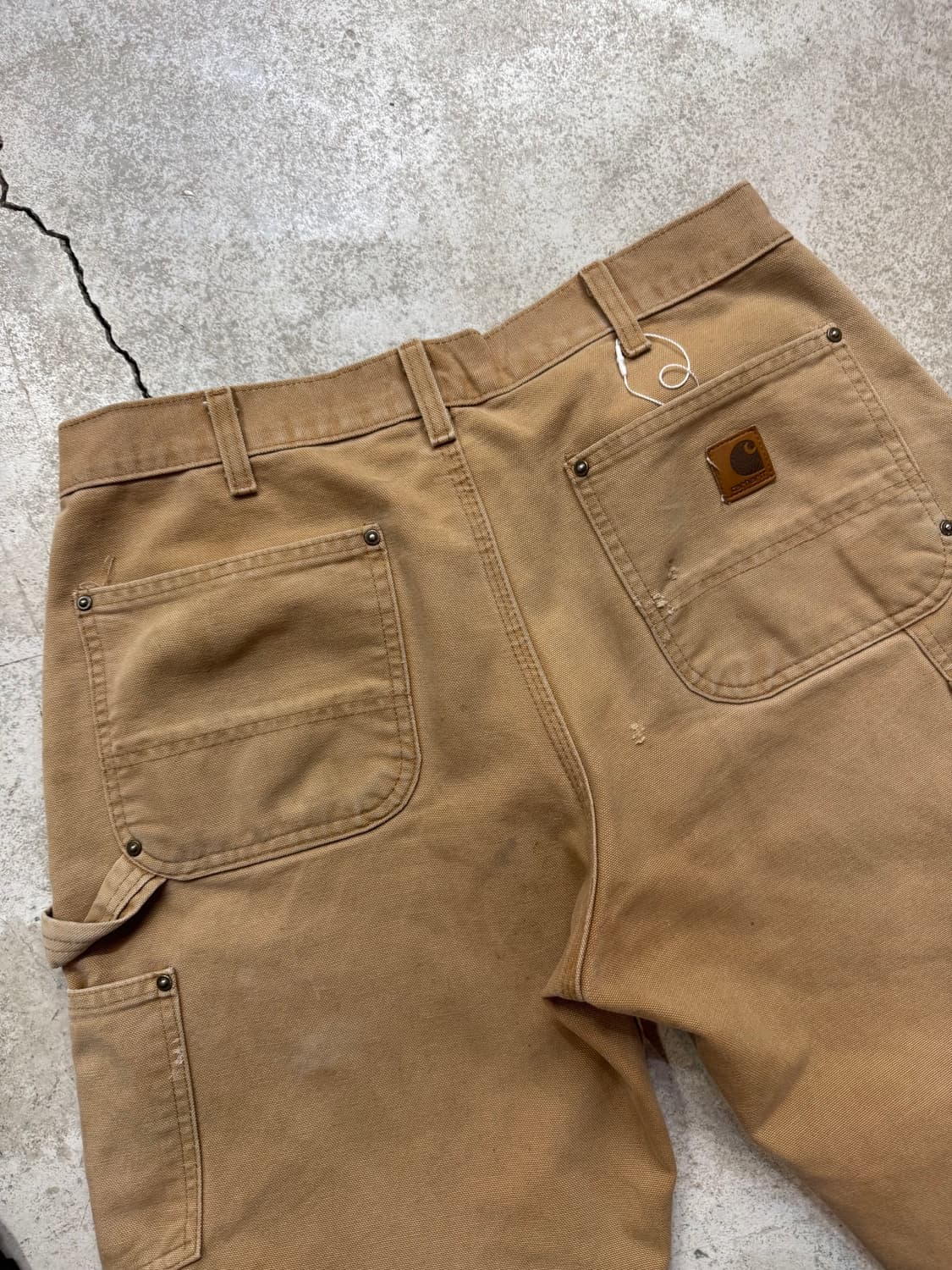 칼하트 B136 BRN 더블니 워크팬츠 상품이미지5