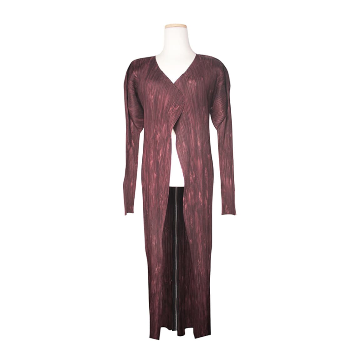 플리츠플리즈 딥브라운 롱 가디건 4 상품이미지1