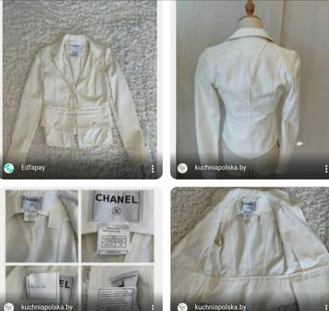 [정품] 샤넬 자켓 화이트/아이보리 44~55 (여성용) 한정판 상품이미지10