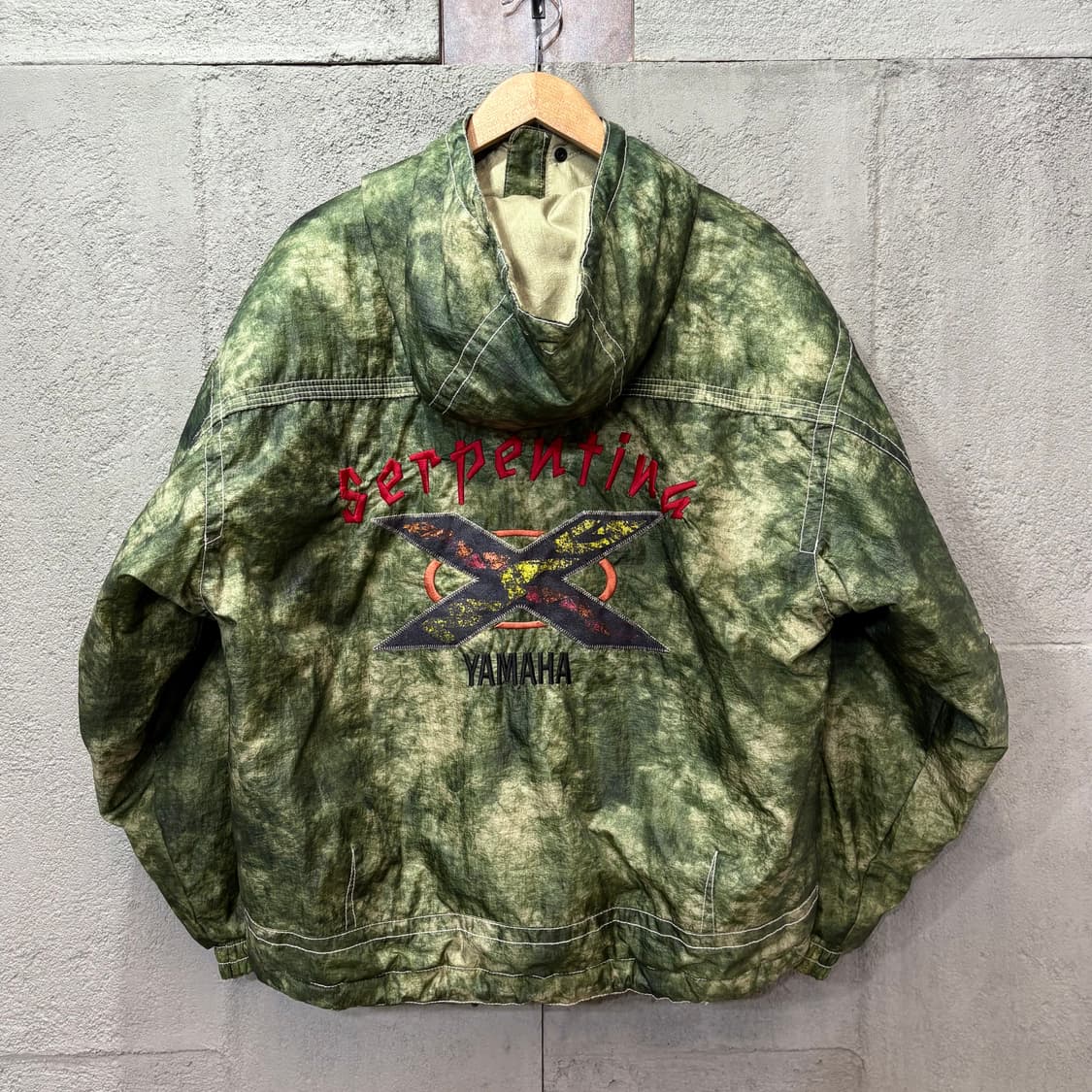 (M) 90s 야마하 타이다이 스타일 바람막이 점퍼 상품이미지3