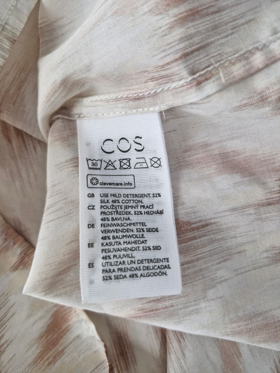 COS 코스 프린티드 벌룬 블라우스[38] 상품이미지7