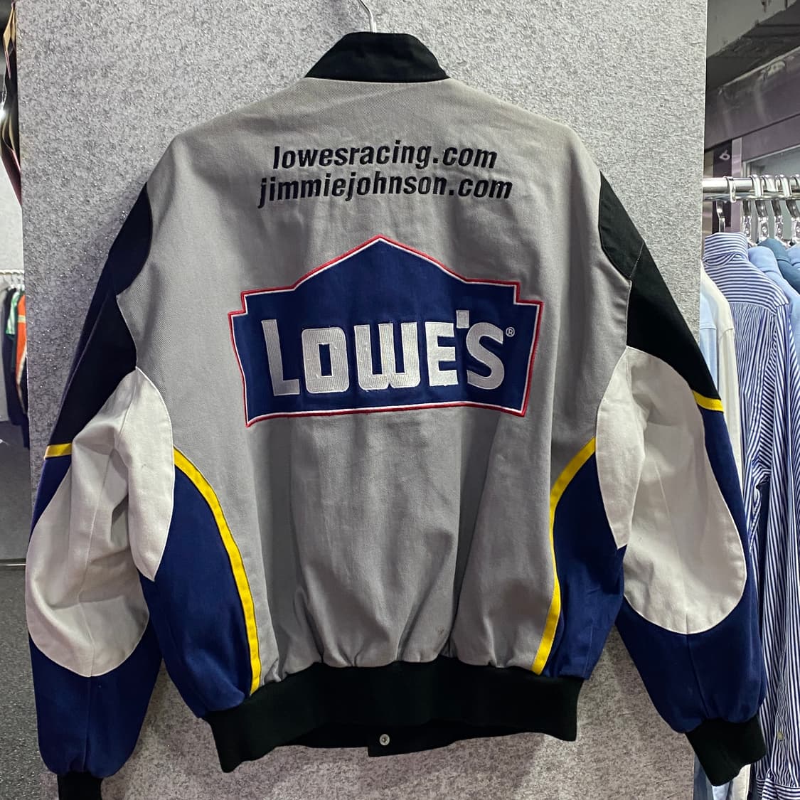 빈티지 풀자수 코튼 레이싱 자켓 B3138 상품이미지3