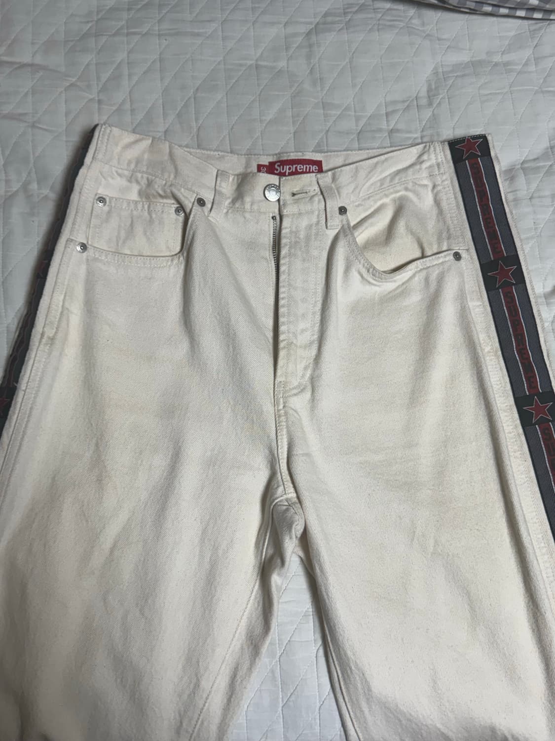 슈프림 스냅오프 배기 진 내추럴 - 23FW (30) 상품이미지4