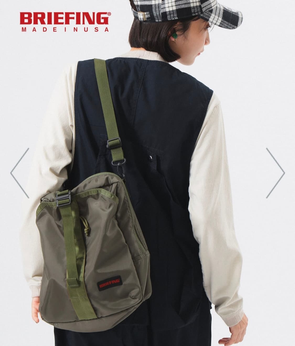 브리핑 x 빔즈 보이 별주 크로스백 새제품 상품이미지2