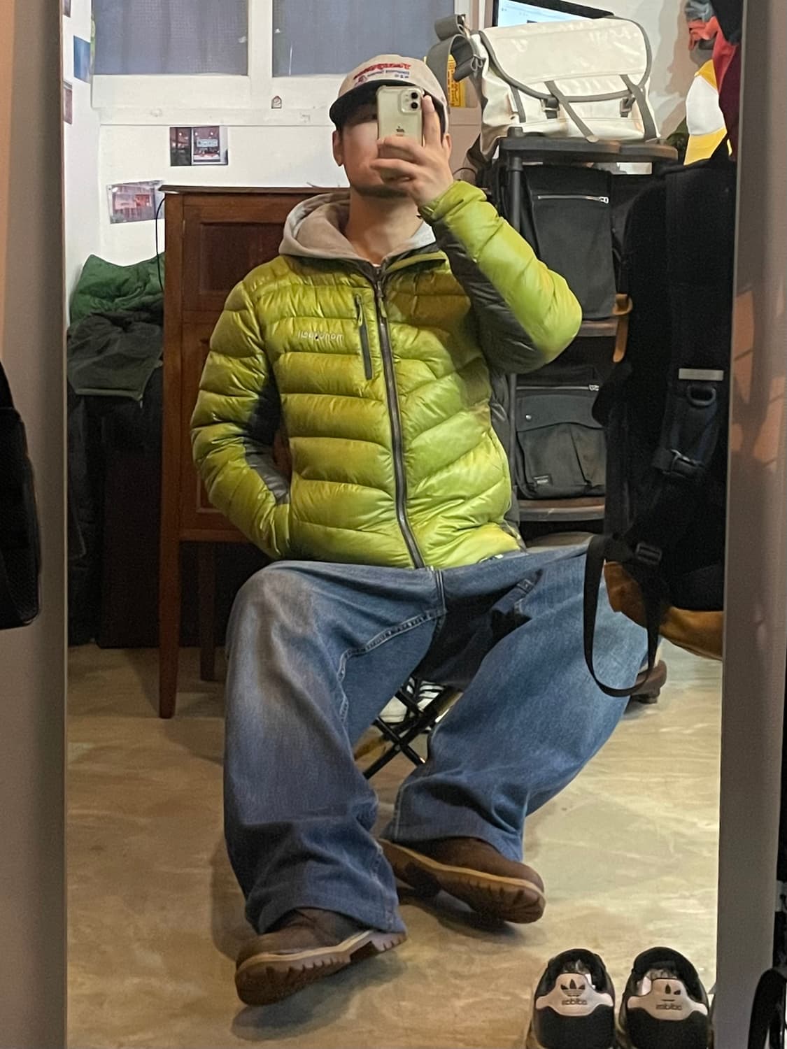 몽벨 구스다운 경량패딩 XL 상품이미지1