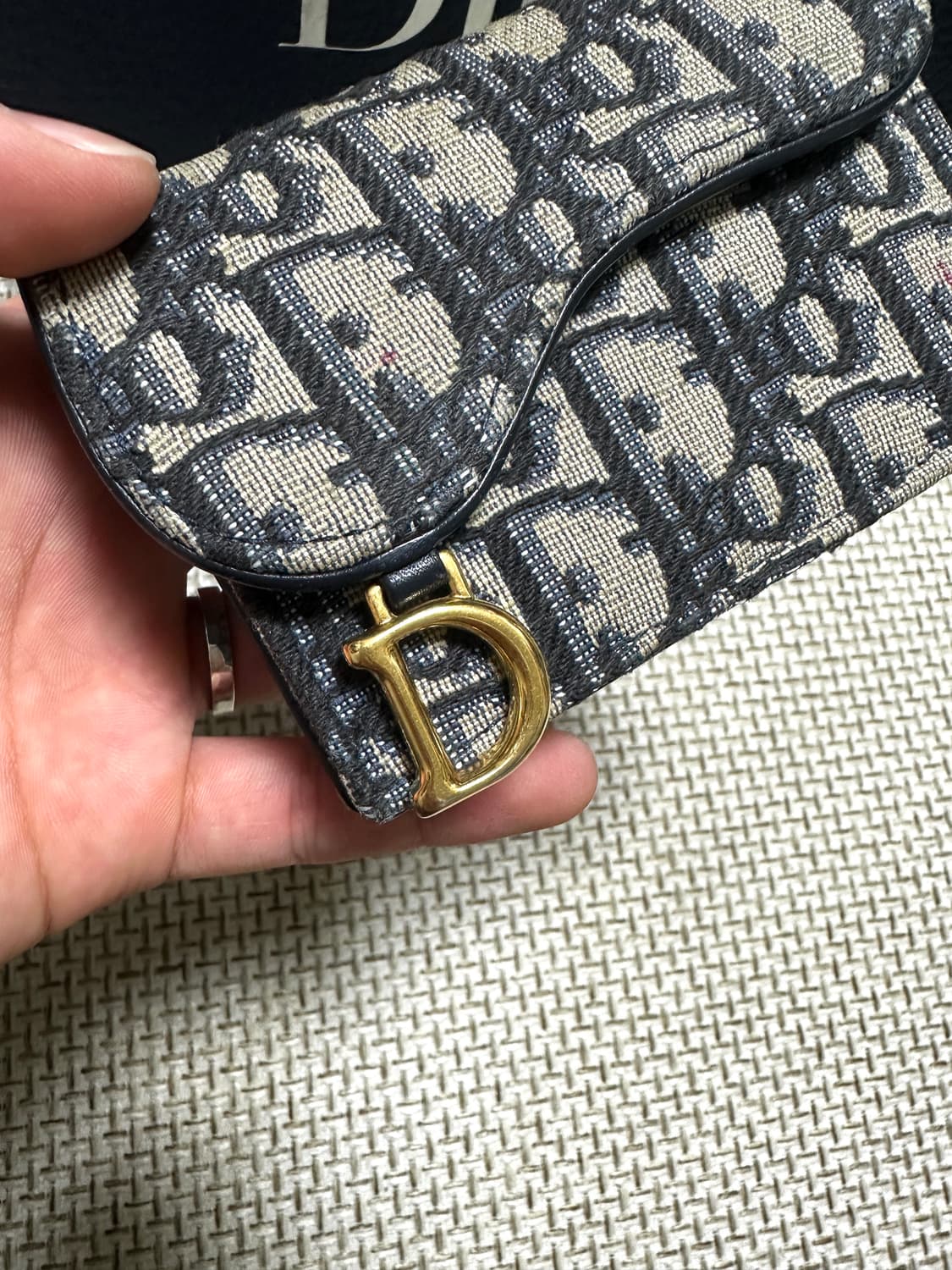 [OS/당일배송] 디올 오블리크 새들 카드지갑 상품이미지3