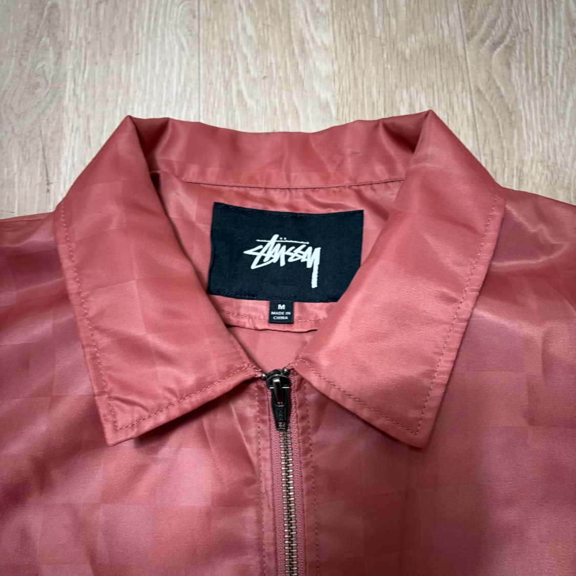 스투시 인터내셔널 체커보드 코치자켓 M/95  상품이미지5