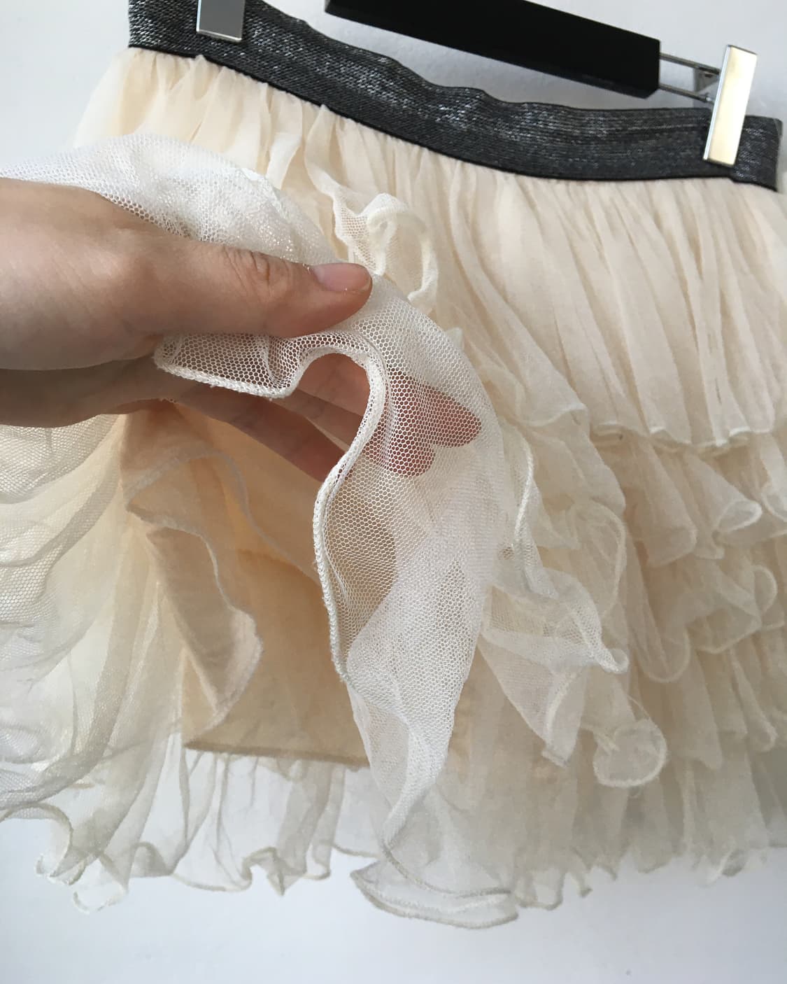 Ruffle sha layer mini skirt 상품이미지2