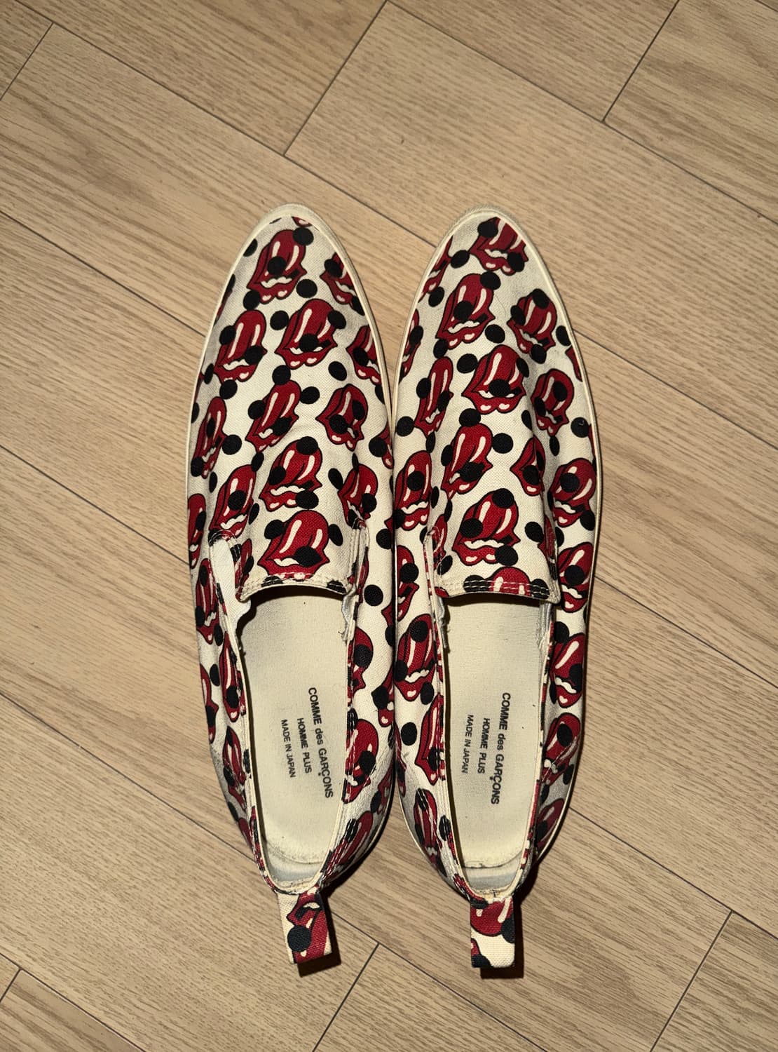 꼼데가르송 옴므플러스 롤링스톤즈 스니커즈  상품이미지2