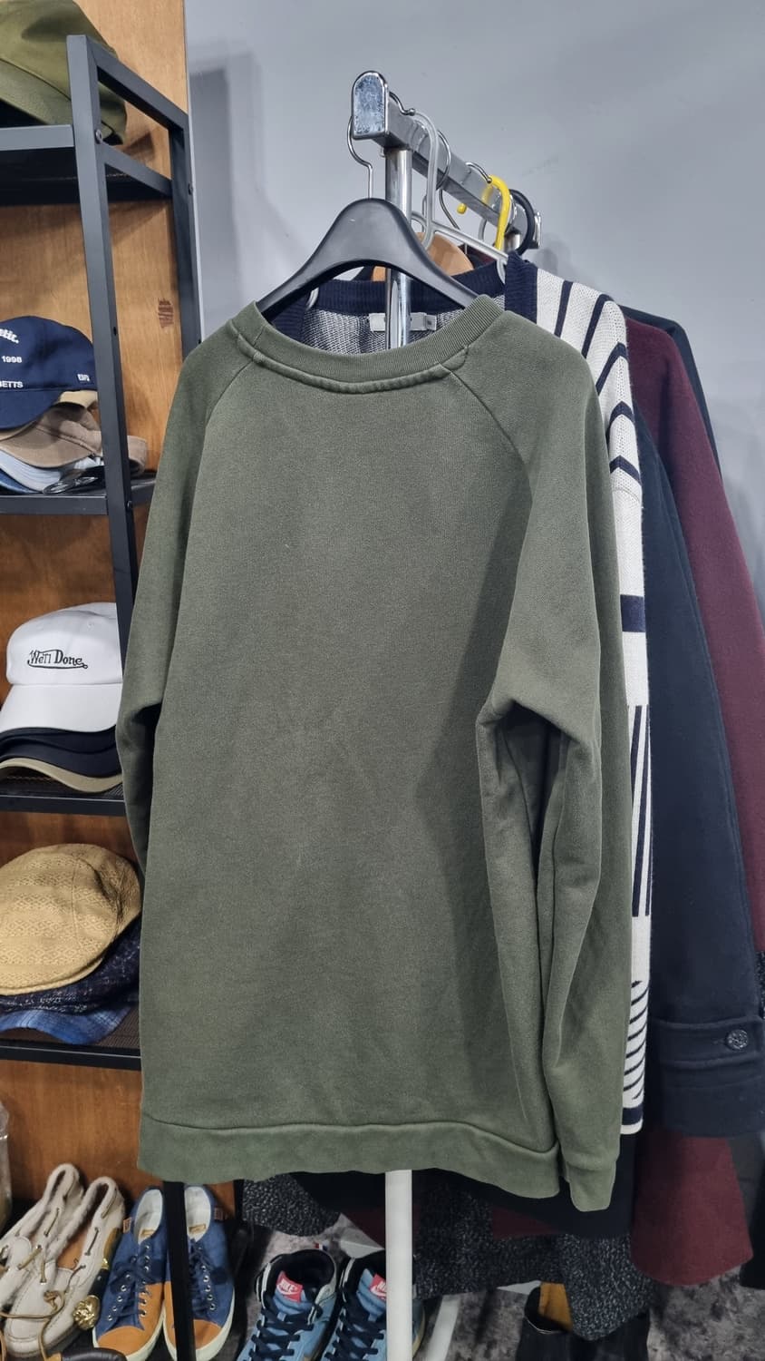 ADIDAS 아디다스 스웨셔츠(기모) 카키 100~105(xL) 남녀공용 상품이미지2
