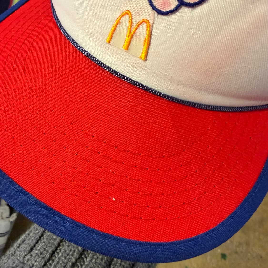 96s Made in USA 빈티지 맥도날드 올림픽 트러커 매쉬 볼캡 상품이미지6