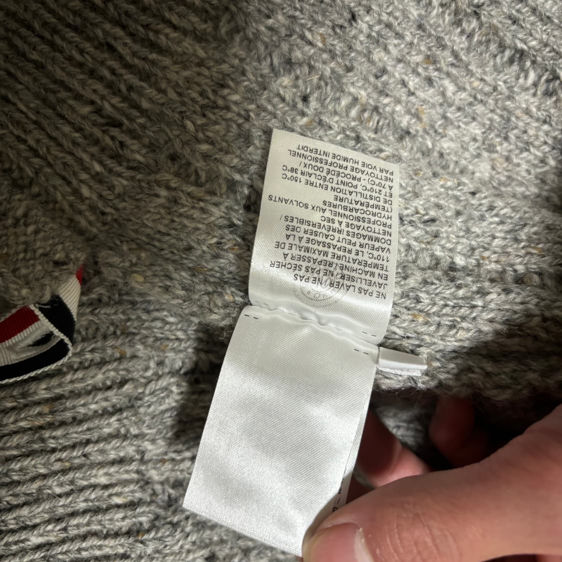 무하자 톰브라운 도네갈 가디건 라이트 그레이 2사이즈 급처 상품이미지6