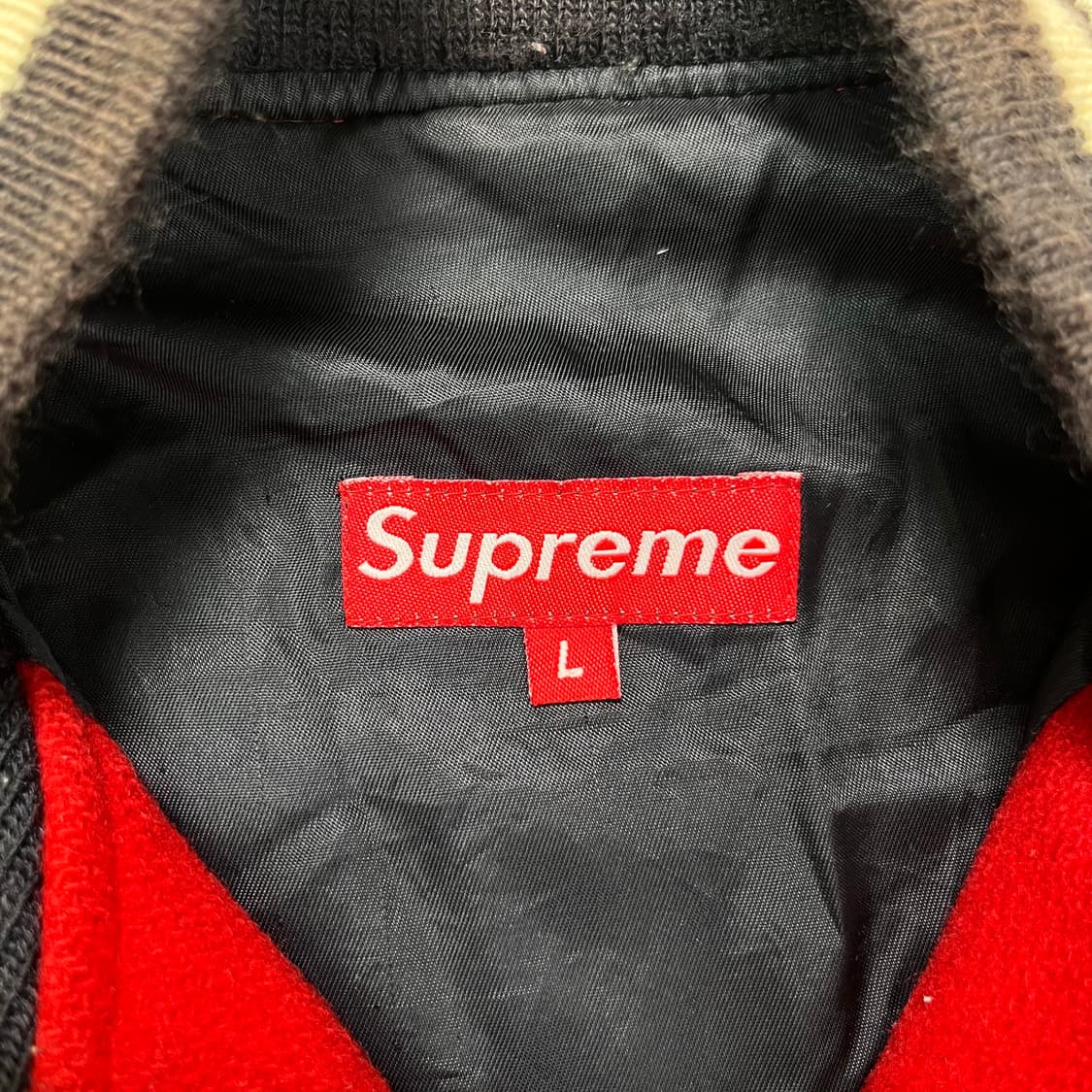 100 슈프림 02s 뉴욕 울 바시티 자켓 상품이미지4