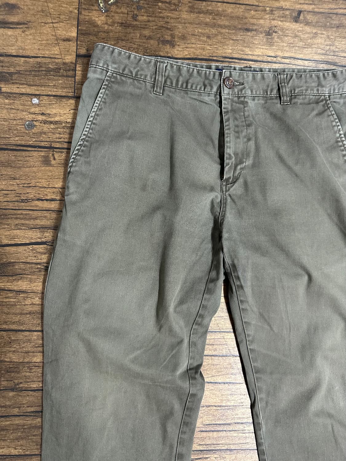 디키즈 미국워크웨어 카키색 빈티지면바지 34사이즈 상품이미지2