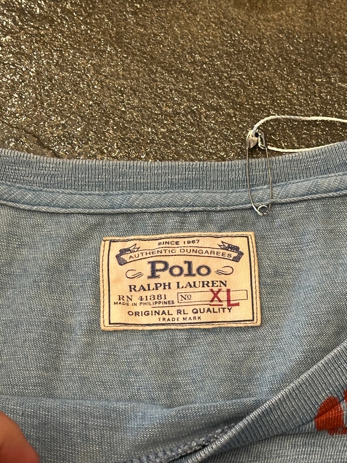 POLO Ralph Lauren 스트라이프 반팔티 XL 상품이미지5