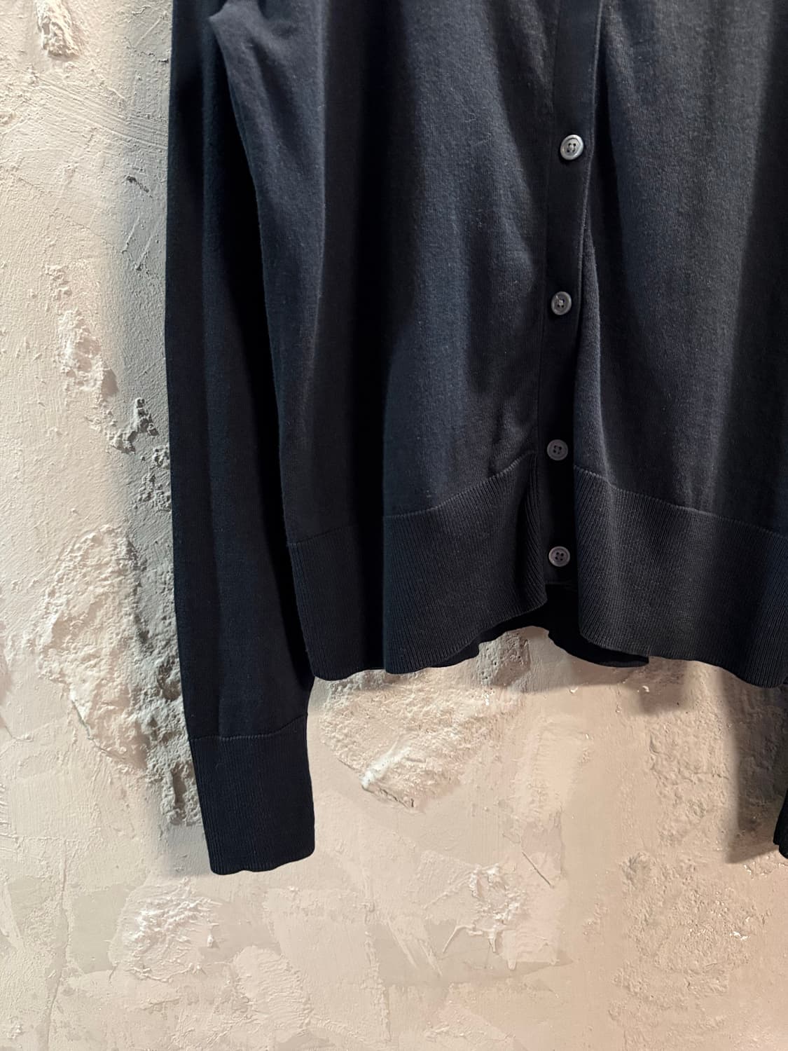 폴로 랄프로렌 블랙 피마코튼 니트 가디건 M 상품이미지2