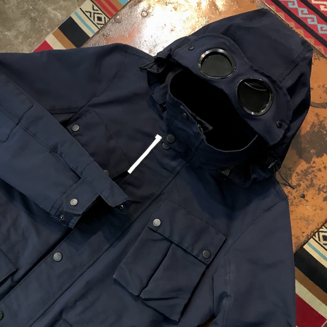 CP 씨피컴퍼니 4포켓 다크네이비 고글 자켓 남성 105 사이즈 상품이미지2