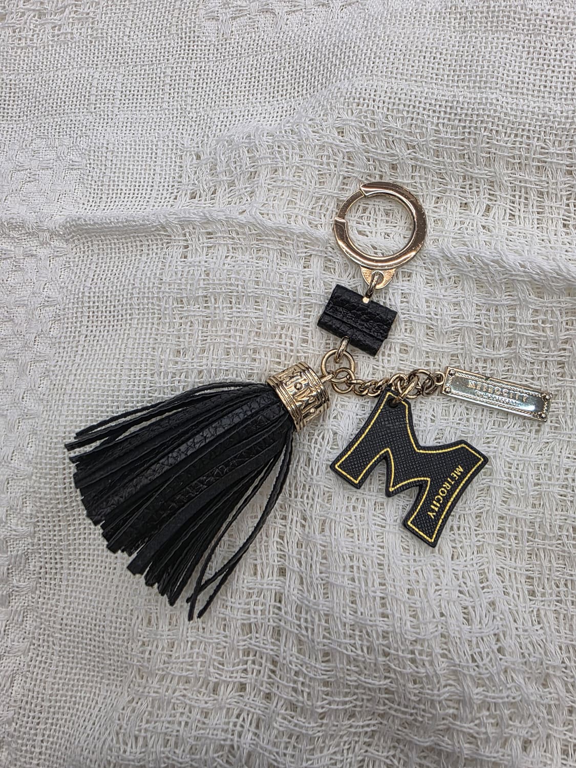 메트로시티 레더 테슬 참 장식 키링 상품이미지2