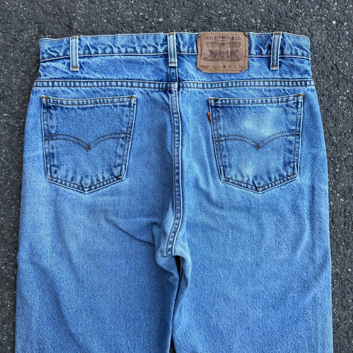 90s USA 빈티지 리바이스 505 W35 L32 오렌지탭 상품이미지6