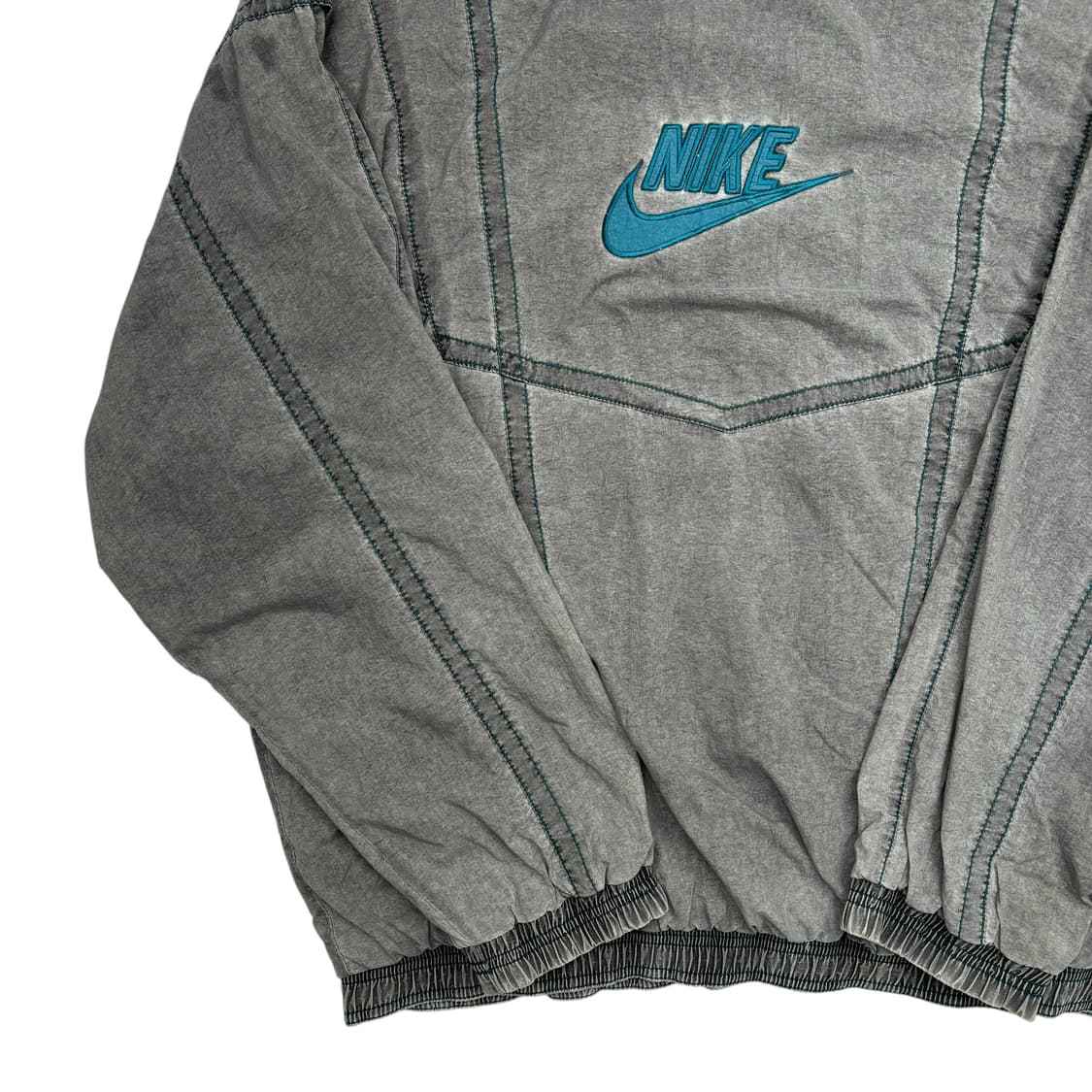 90s 나이키 올드스쿨 빅 로고 그레이 바람막이 XL  상품이미지6