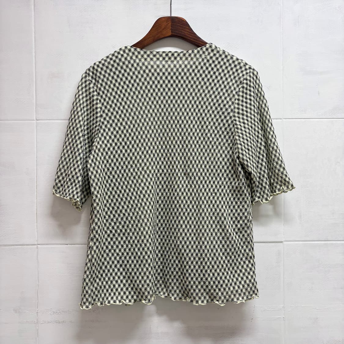 ROSEBOUQUET 크리즈 체크 세트 셋업  상품이미지7