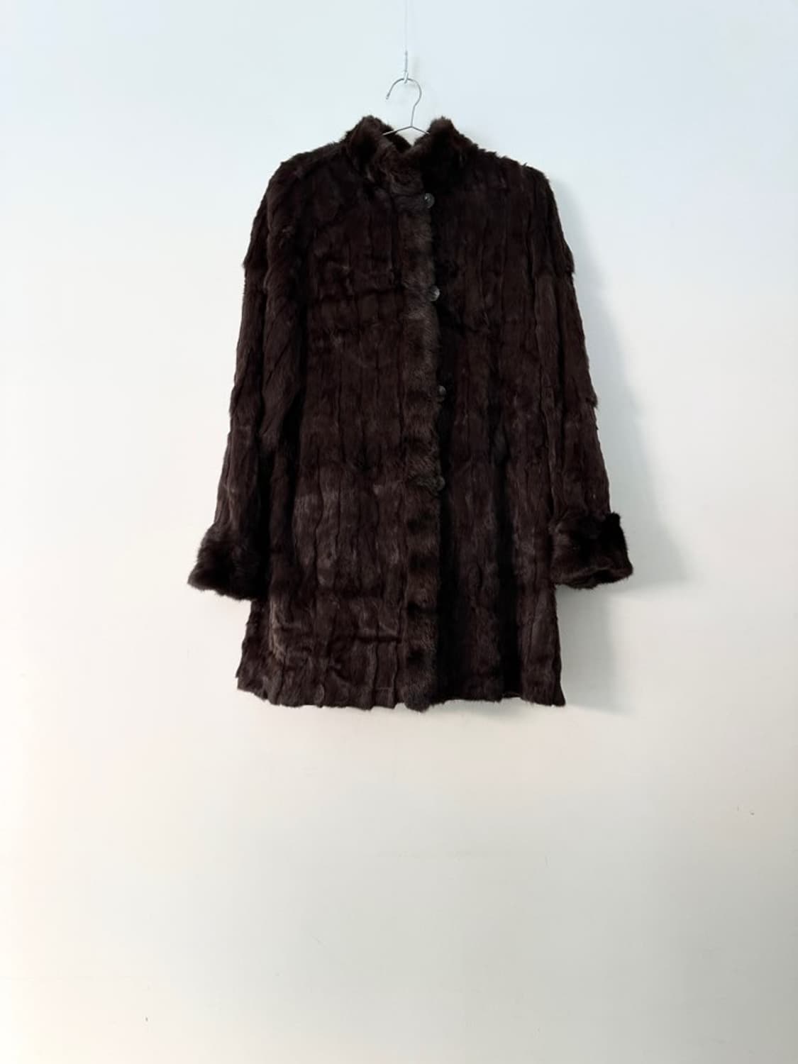 Multy way hoody fur jacket / brown 상품이미지2