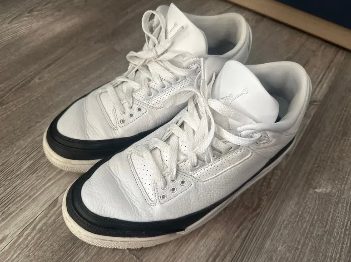 (270) 조던3 x 프라그먼트 레트로 SP 화이트 블랙 상품이미지2