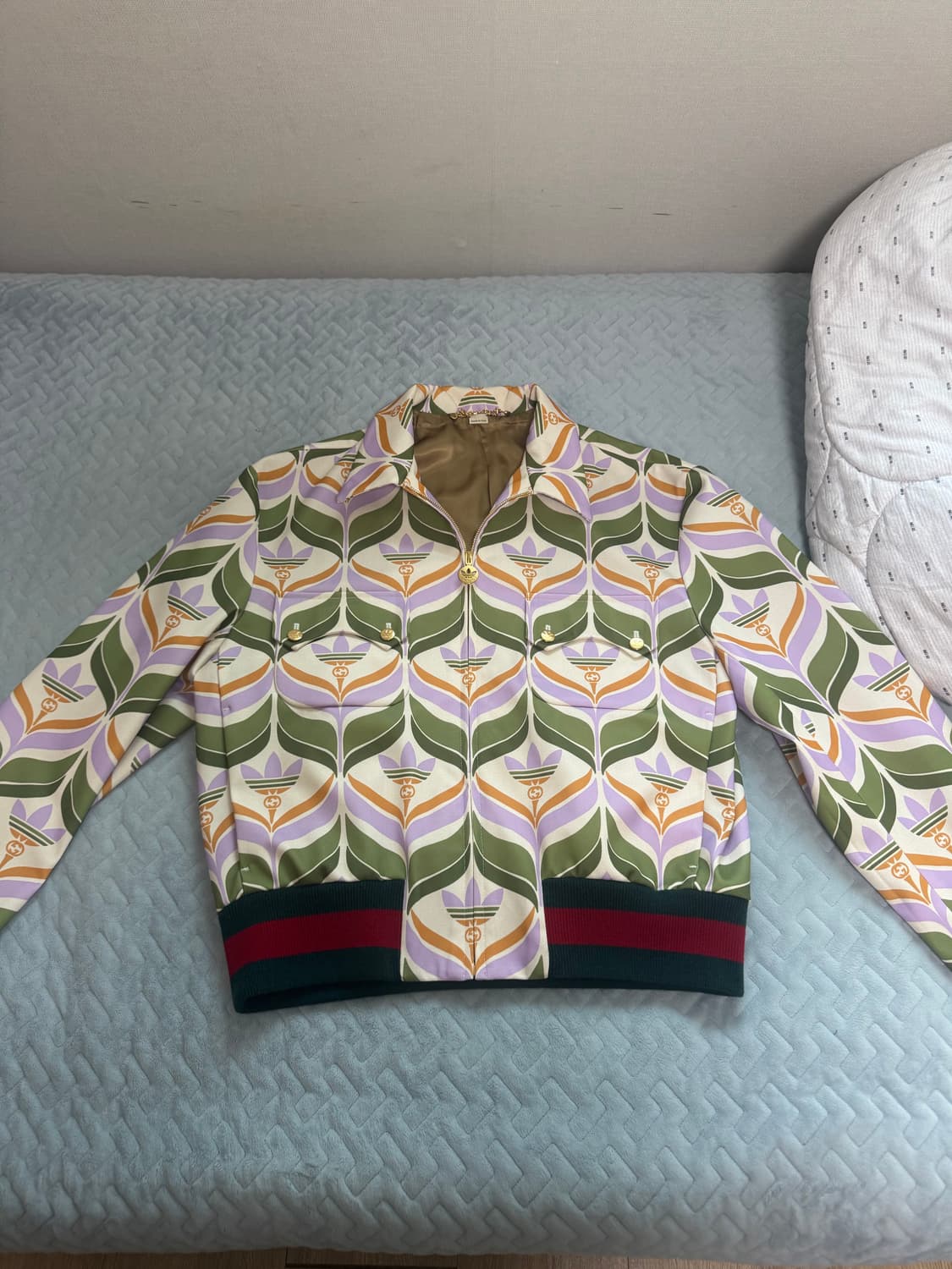 구찌 아디다스 자켓 구찌캐주얼자켓 구찌자켓 이정재자켓 구찌아디다스봄버 상품이미지1