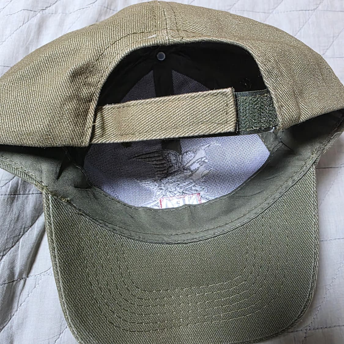 [OS] 빈티지 NRA 골든 이글 볼캡 카키 상품이미지4